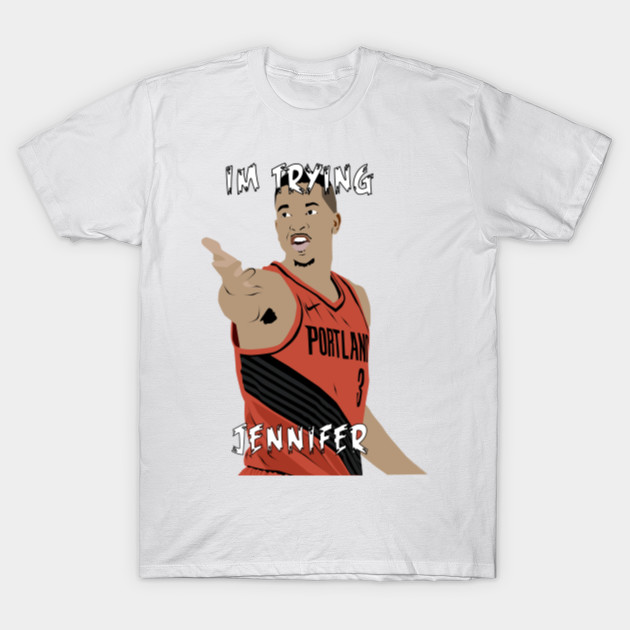  im trying jennifer cj mccollum t shirt teepublic